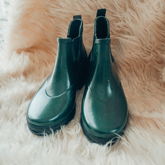 Ariat Shoes - Ariat Green Rubber Chelsea rain ankle boots